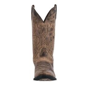 Laredo Maddie Tan Leather Round Toe Western Cowgirl Boots (USA Women Size)